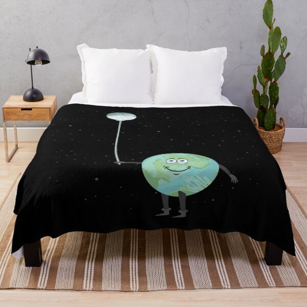 Item preview, Cute Earth Holding Moon Balloon designed and sold by artado.