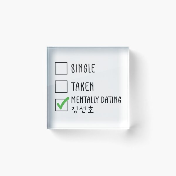Item preview, Kim Seon ho - Single, Taken, Mentally dating 김선호 designed and sold by nohstyle.