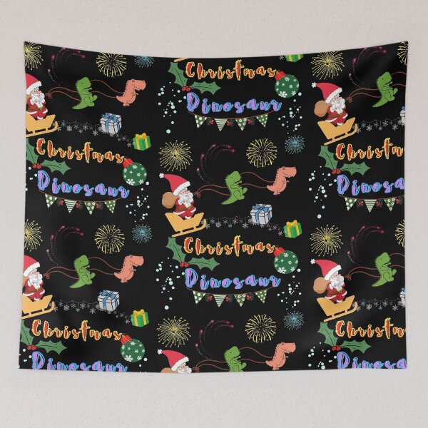 Item preview, Christmas Dinosaur sleigh ride designed and sold by dalypdesign.