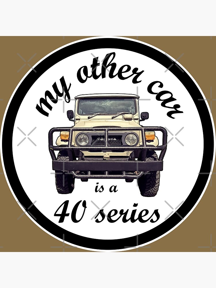 Discover My Other Car is a 40 Series Premium Matte Vertical Poster