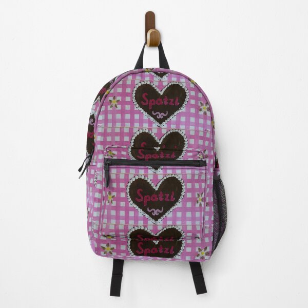 Item preview, Oktoberfest - gingerbread painting "Spatzl" (darling) on pink checks designed and sold by artshop77.