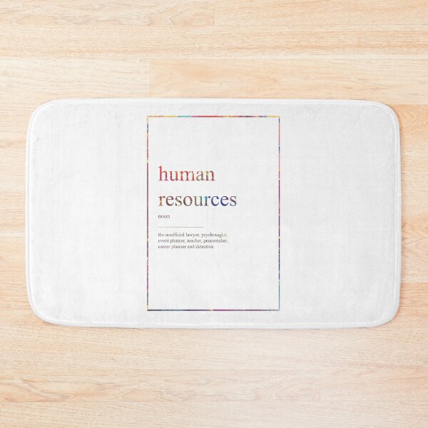 Item preview, HUMAN RESOURCES 311 Watercolor Map Yoga designed and sold by vividpixelusa.