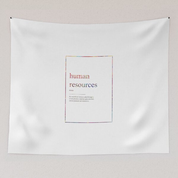 Item preview, HUMAN RESOURCES 311 Watercolor Map Yoga designed and sold by vividpixelusa.