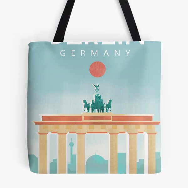 Item preview, Berlin Germany travel poster designed and sold by Arctic frame studio.