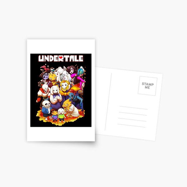 Undertale Video Game Main Characters Funny Design | Art Board Print