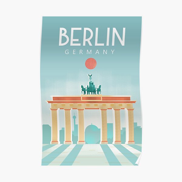 Poster Berlin Redbubble
