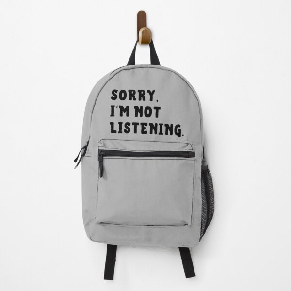 Item preview, Sorry I'm not Listening - Black Version designed and sold by ArtStore20.