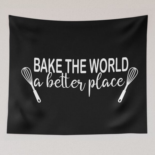 Item preview, bake the world a better place  designed and sold by 0umStore.