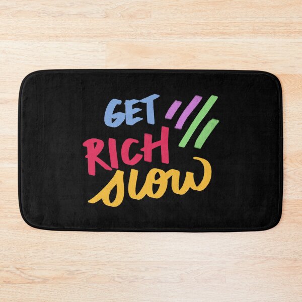 Item preview, Get Rich Slow sticker designed and sold by ShelliesWorld.