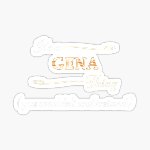 Sticker Gena Redbubble