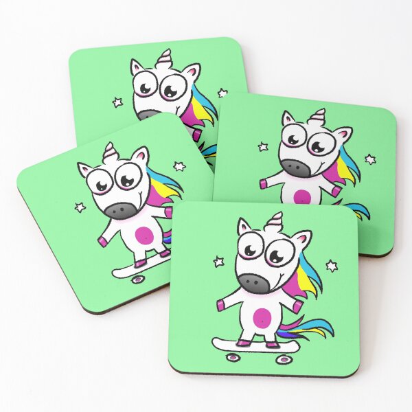 Item preview, Unicorn with skateboard designed and sold by AK1Shirts.