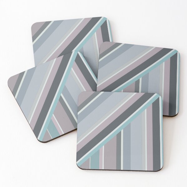 Item preview, Mixed Diagonal and Vertical Bayadere Stripes  in shades of mettalic colors designed and sold by squishyrainbow.