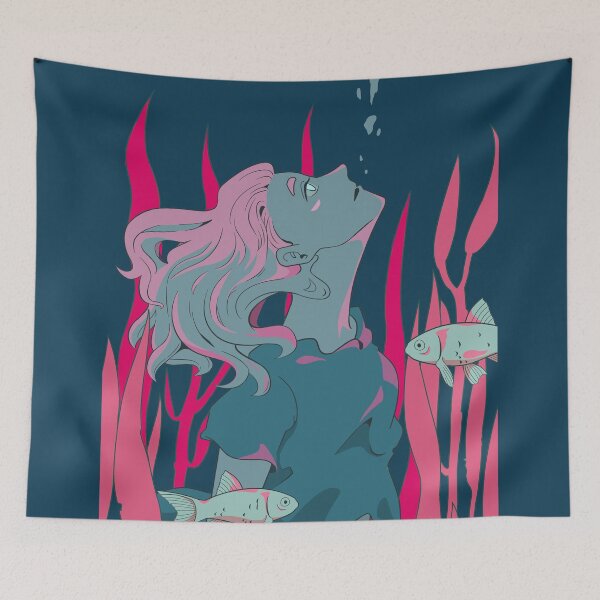 Item preview, Girl Breathing In Water designed and sold by FangsDesign.