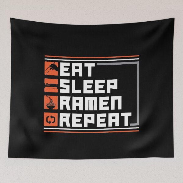 Item preview, Eat Sleep Ramen Repeat designed and sold by Myshelter.