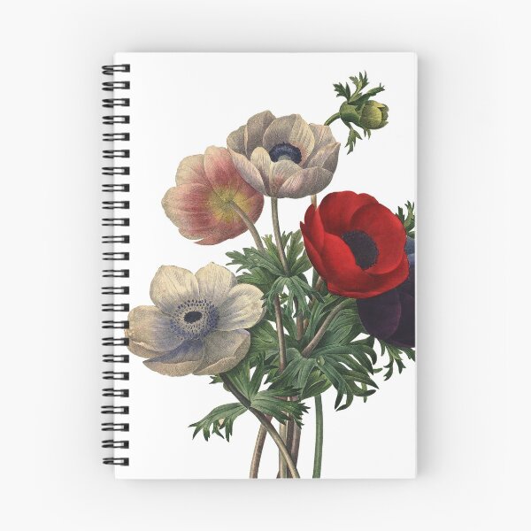 Item preview, Flower Set Vintage Retro Art Botanical Illustration designed and sold by HumanlineImages.