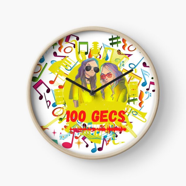 100 Gecs Clocks Redbubble - 100 gecs roblox id loud