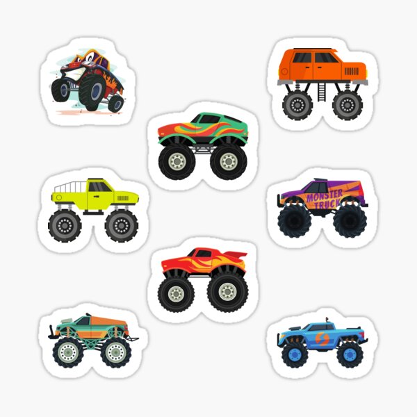 Cartoon Monster Truck  Monster trucks, Lifted trucks, Monster truck art