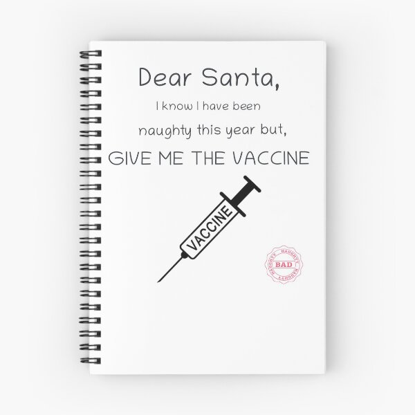 Item preview, Dear Santa, I Know I have been naughty this year, but give me the COVID-19 Vaccine designed and sold by SacredsDesigns.
