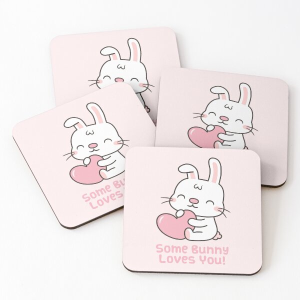 Item preview, Cute Rabbit, Some Bunny Loves You Pun designed and sold by rustydoodle.