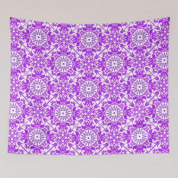 Item preview, Copy of Portuguese azulejo tiles- Aesthetic Purple designed and sold by looklock.