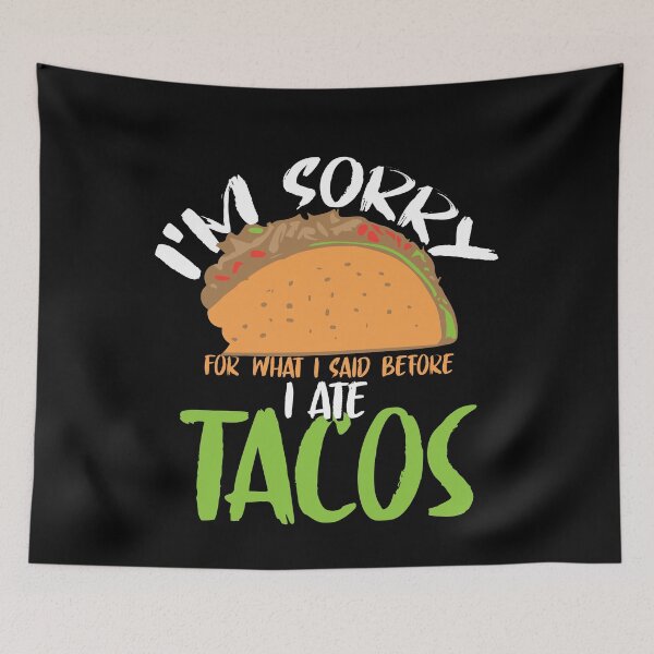 Item preview, Lustiger Tacos Spruch designed and sold by Myshelter.