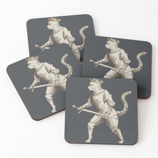 Item preview, Hemanimals - Fiore de Liberi -  Cat in armour  designed and sold by ElisaZanoliArt.