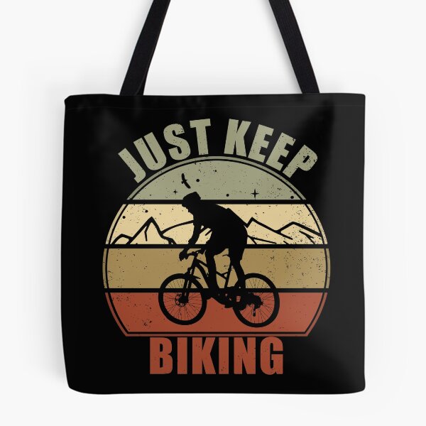 Item preview, Just Keep Biking - Retro Biker  designed and sold by Giacob.