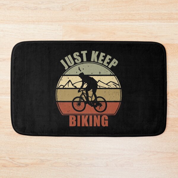 Item preview, Just Keep Biking - Retro Biker  designed and sold by Giacob.