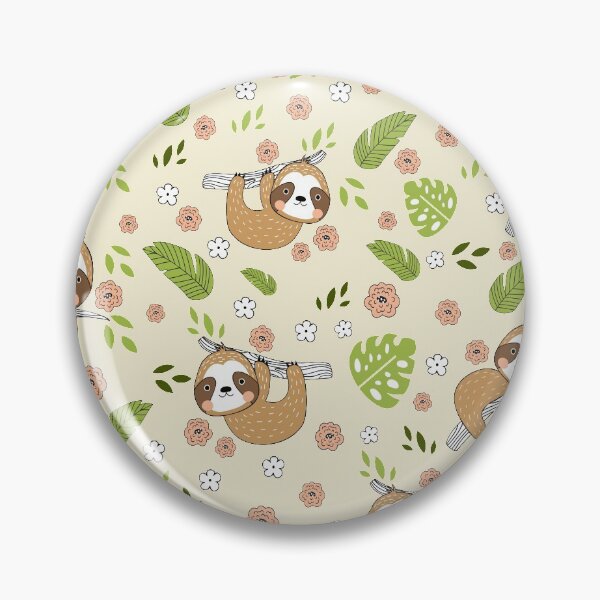 Item preview, Cute Sloth Pattern designed and sold by Ribsa.