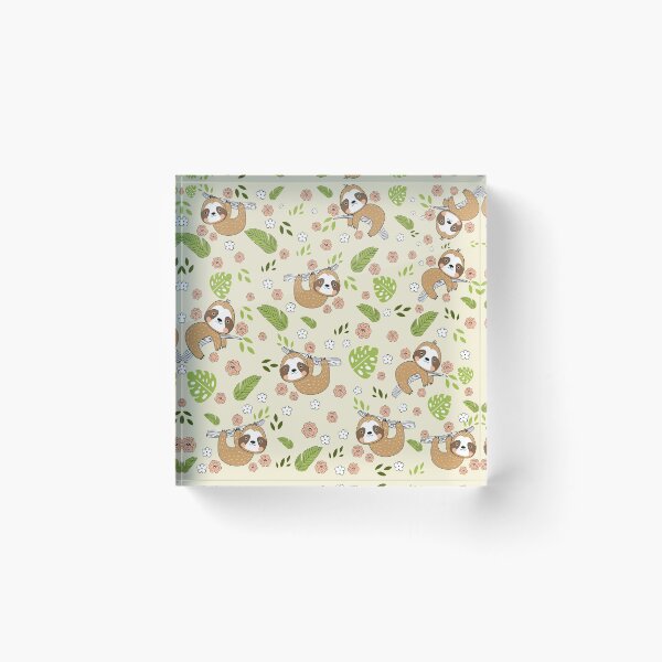 Item preview, Cute Sloth Pattern designed and sold by Ribsa.