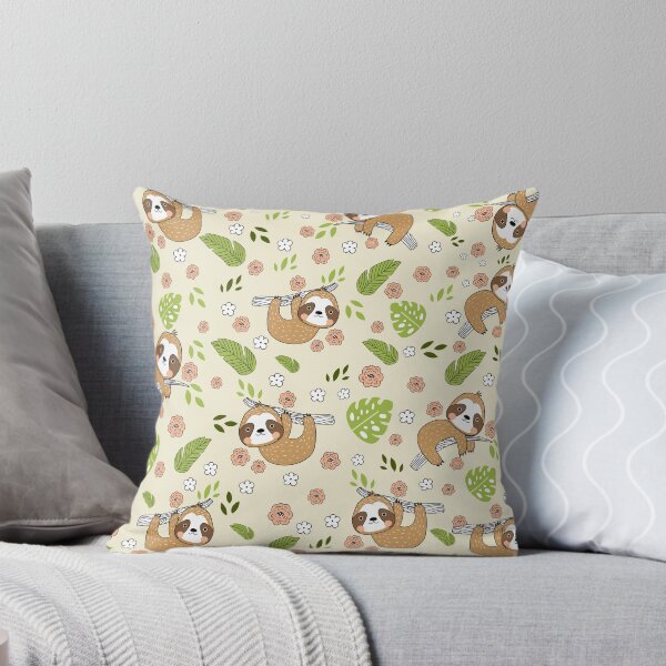 Item preview, Cute Sloth Pattern designed and sold by Ribsa.