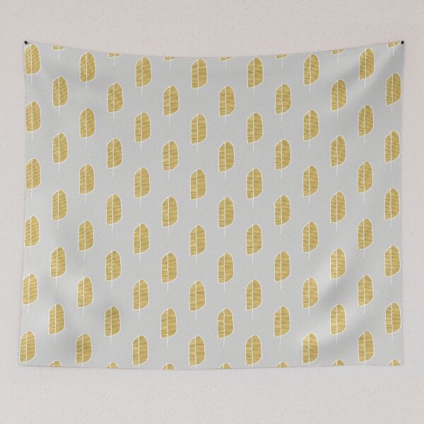 Item preview, Golden Leaf Scandi Pattern designed and sold by HintofNature.