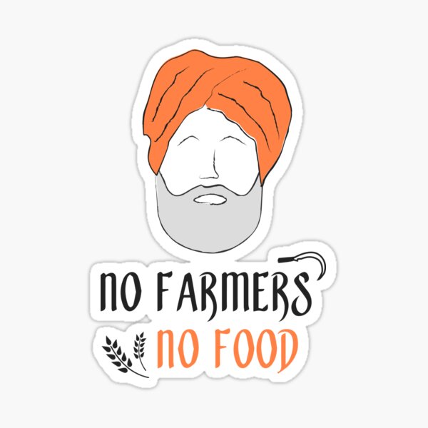 no farmers no food moletom com capuz punjabi