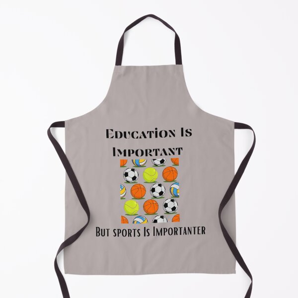 Aperçu de l'œuvre Education is important But sports Is Importanter créée et vendue par lhousshop.