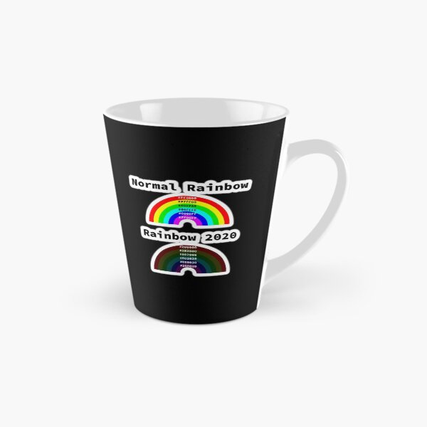 Artikelvorschau, Normaler Regenbogen gegen Regenbogen 2020, RGBA-Farbmodell, RGB-Hex, Softwareentwicklung, Software-Ingenieur, Informatik, Programmierhumor, Aufkleber entworfen und verkauft von Max-Wear.