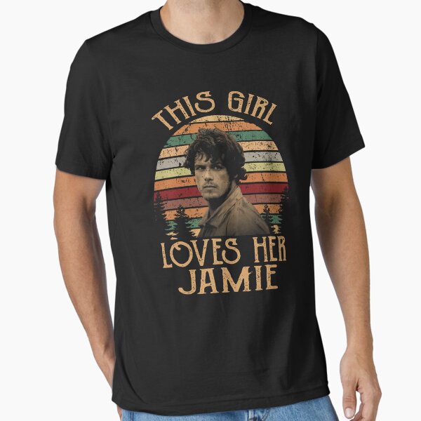 Aperçu de l'œuvre Outlander cette fille aime son Jamie créée et vendue par DelaneyJaneson.