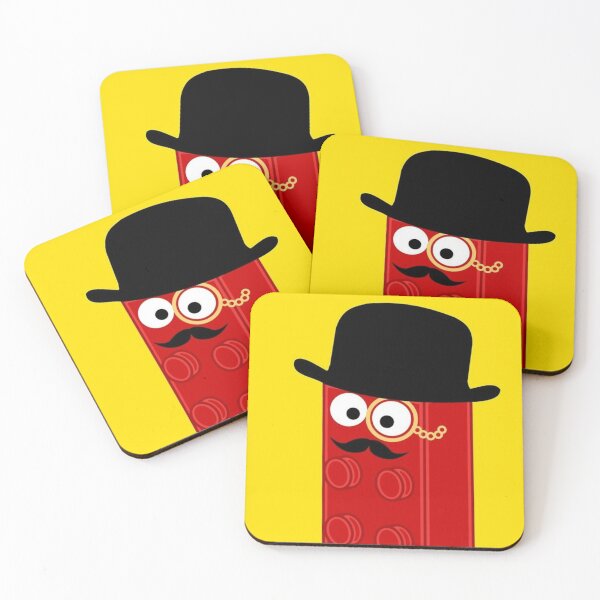 Lego Game Coasters Redbubble - roblox friday the 13th top hat
