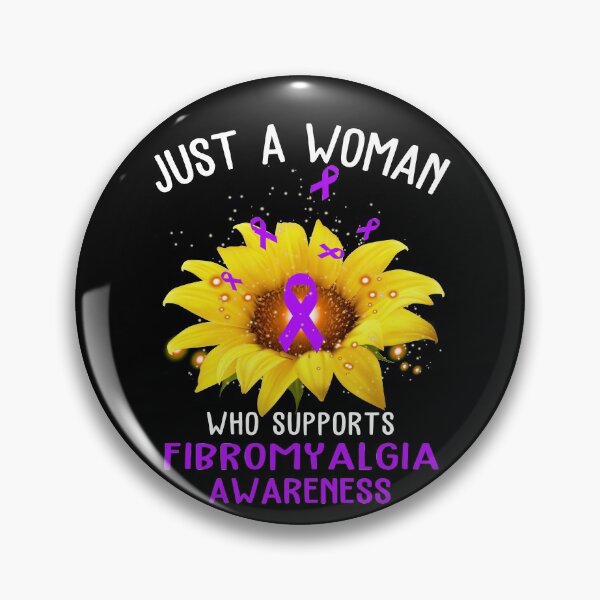 Item preview, Just A Woman Who Supports Fibromyalgia Awareness designed and sold by KirstybShop.