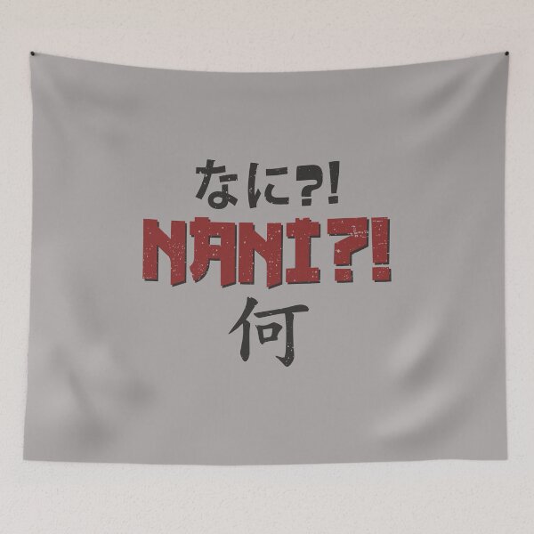 Item preview, Nani? What Funny Anime Lover Gift Japanese Characters designed and sold by alenaz.