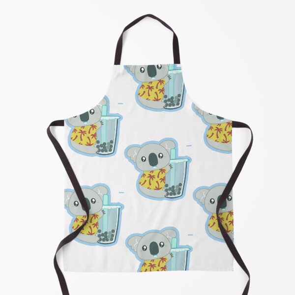 Item preview, Kawaii Koala Obsessed with Boba Drinks designed and sold by Yellow Coffee.