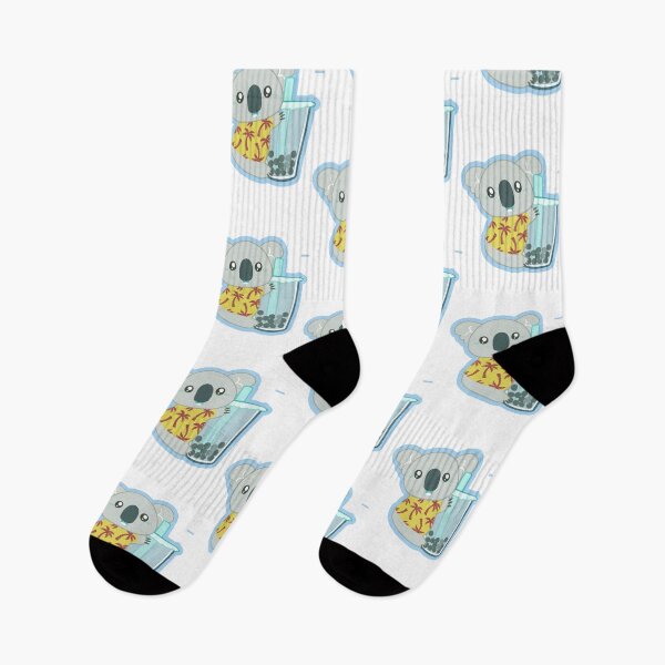 Item preview, Kawaii Koala Obsessed with Boba Drinks designed and sold by Yellow Coffee.