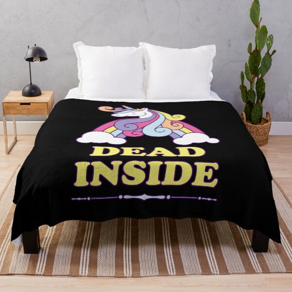 Item preview, Dead Inside Unicorn Rainbow Funny Depression designed and sold by h44k0n.