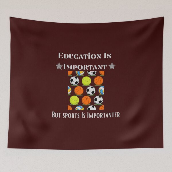 Item preview, Education is important but sport is more important designed and sold by lhousshop.