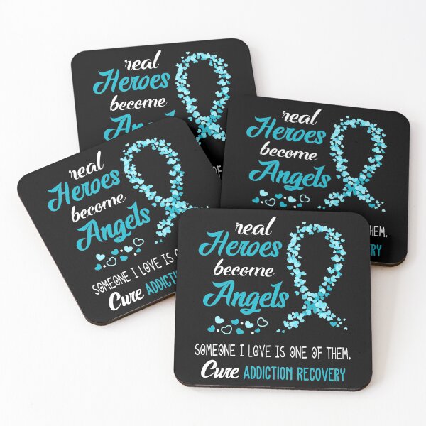 Item preview, Real Heroes become Angels Someone I love is one of them, Cure Addiction Recovery designed and sold by KirstybShop.