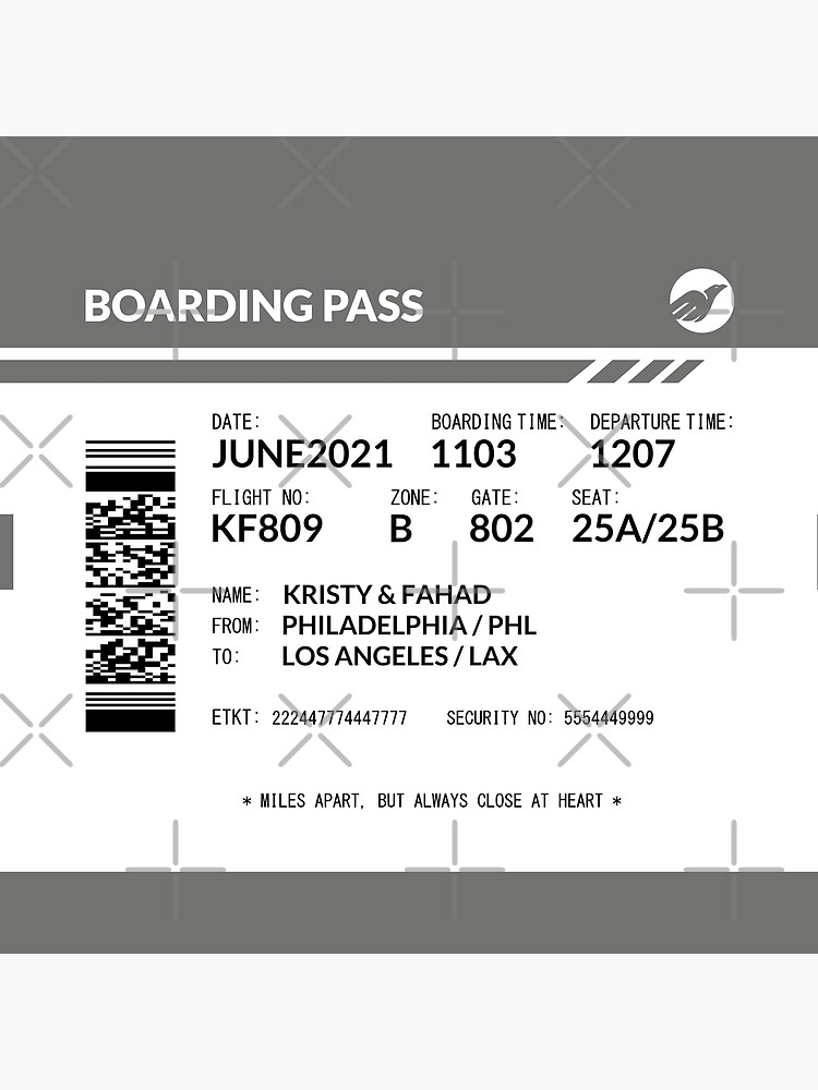 Boarding Pass 5748x5748 K&F by twgcrazy