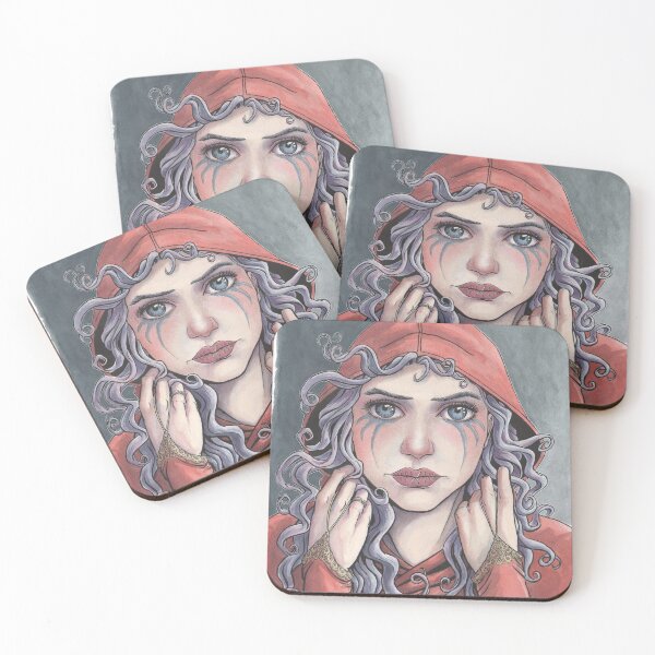 Item preview, The Witch, original illustration designed and sold by EmmaBFantasyArt.
