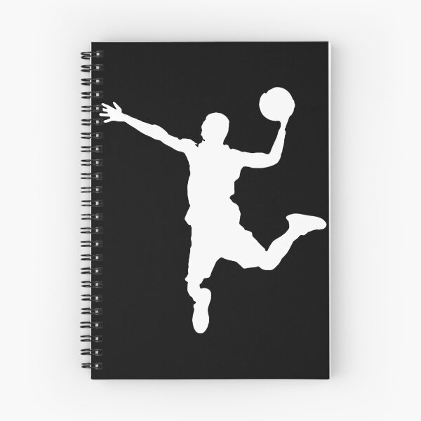 Item preview, White Dunking Basketball Player Silhouette designed and sold by Express YRSLF.