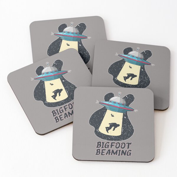 Item preview, Slightly Wrong Bigfoot Beaming designed and sold by HappySchnapper.