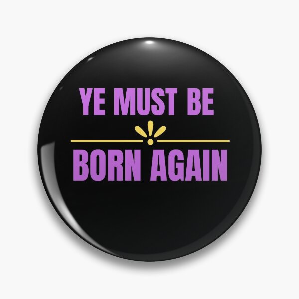 Item preview, Ye Must Be Born Again Christian Quote designed and sold by Beluved.