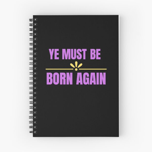 Item preview, Ye Must Be Born Again Christian Quote designed and sold by Beluved.